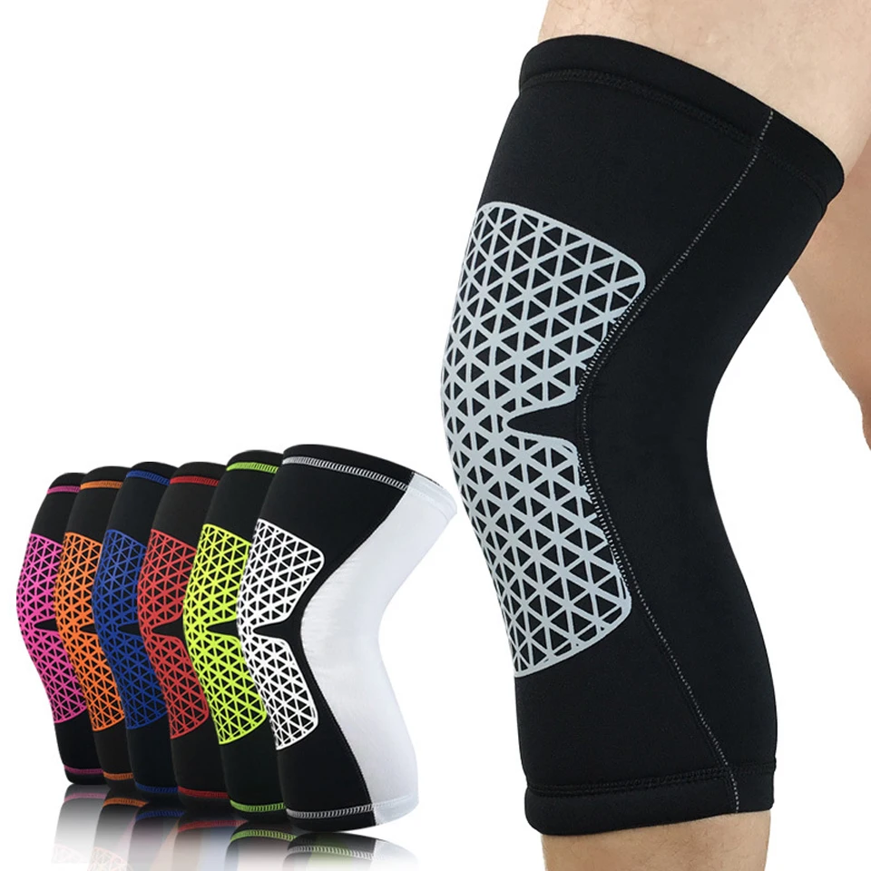 

1Pcs Spandex Knee Pad For Basketball Badminton Running Fitness Knee Support Brace Sports Safety Kneepad Sleeve 7 Colors