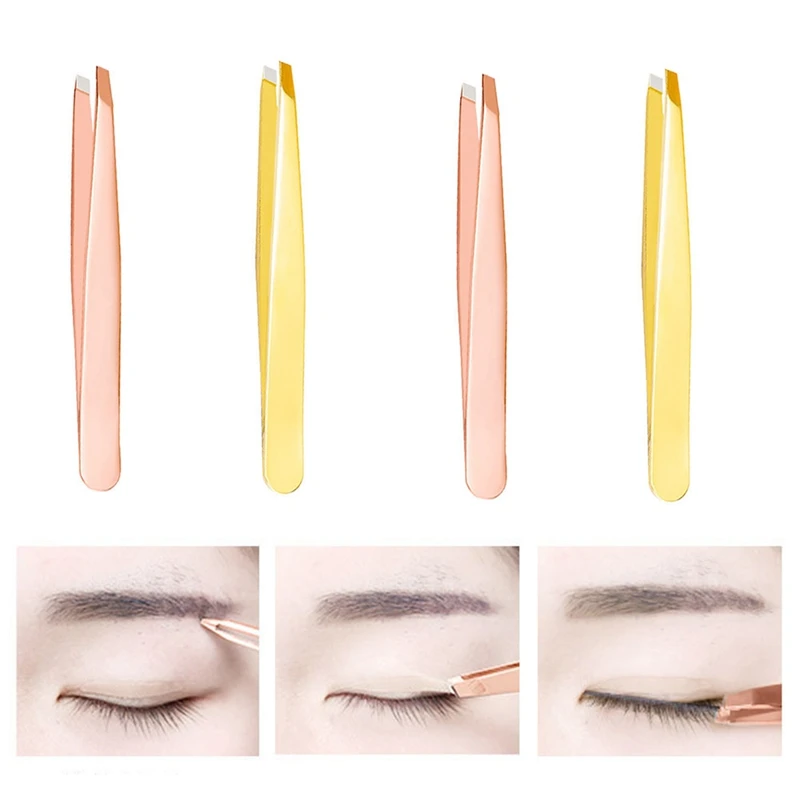 

Sale Convenient Effective Eyebrow Tweezer Eyelash Extension Tweezers Eyebrow Removal Pink And Black Sanding