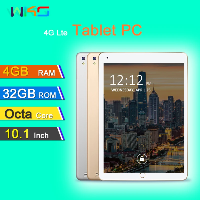 

Tablets Octa Core 3G/4G Tablet pc 4GB RAM 32GB ROM 1280*800 Dual Cameras Dual SIM Android 7.0 Tablets 10.1 inch Free Shipping