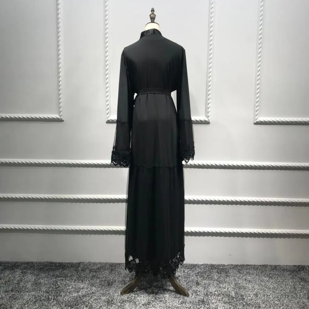 Мусульманское платье с кружевной вышивкой abaya islam женское длинное платье на Среднем Востоке элегантное женское вечернее платье исламское