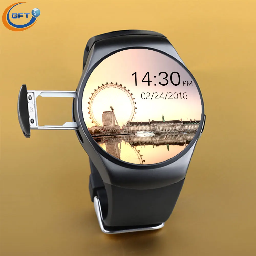 GFT kw18 smart watch Support SIM Card NFC Bluetooth font b smartwatch b font 1 3
