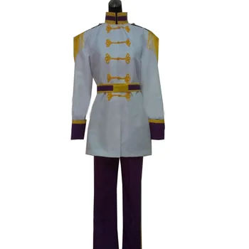 

2019 Cinderella Prince Charming Cosplay Costume Halloween costumes Fancy suit Cartoon Prince costume custom made wedding clothin