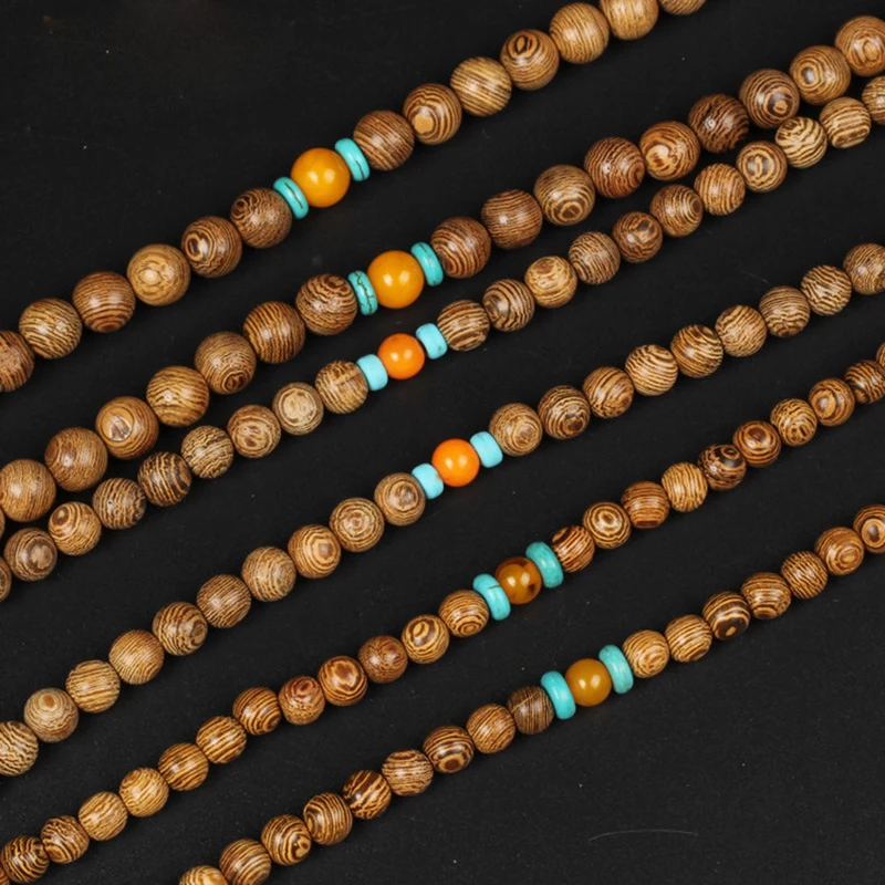 Cindiry бренд 108*8 мм/108*6 мм венге молитвенные бусы тибетский буддийский Мала Будда браслет четки деревянный браслет ювелирные изделия P1