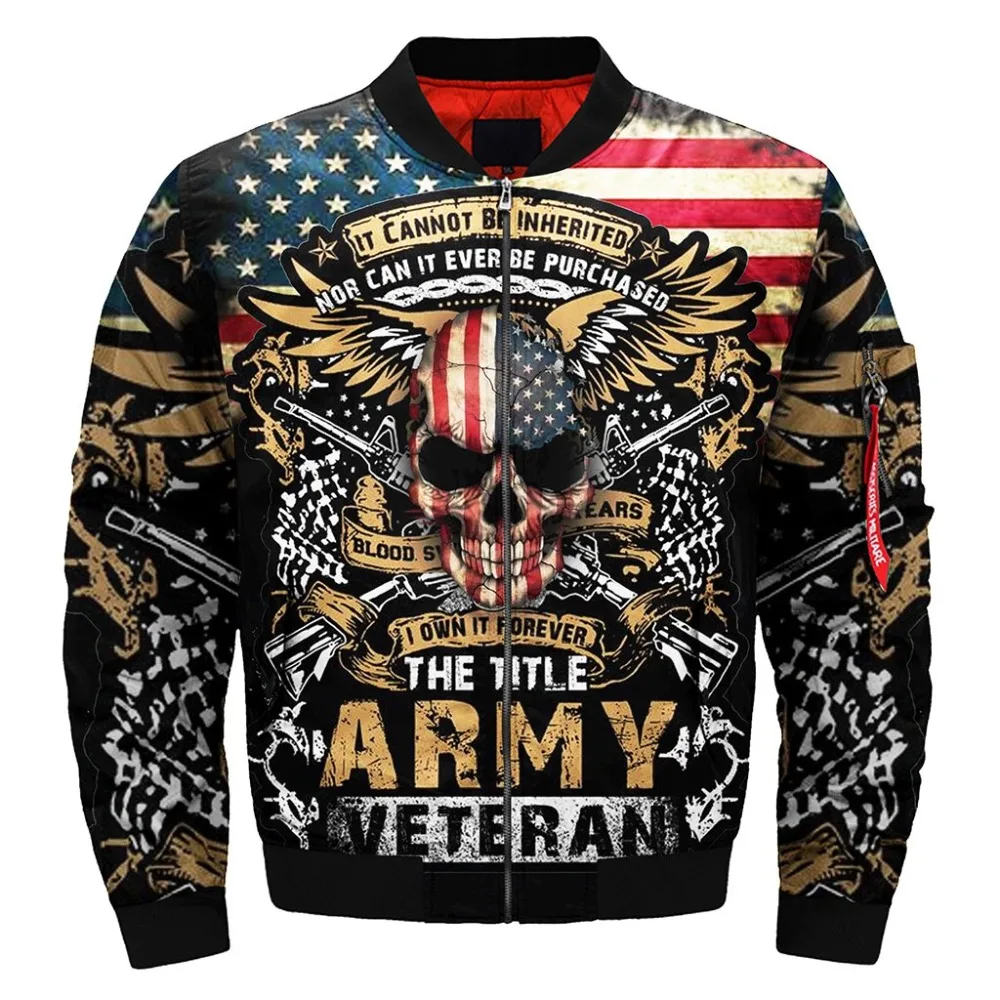 

us army II bomber jacket custom men's jacket 1