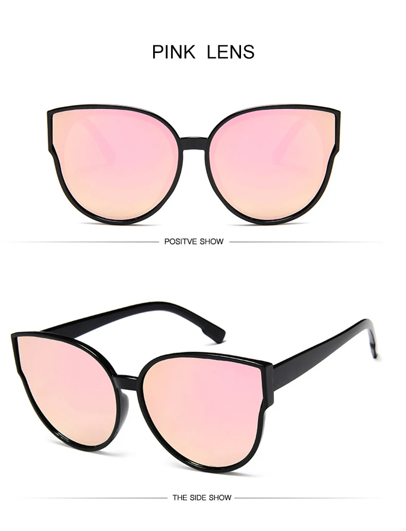 LS JOHN Vintage Sunglasses Women Cat Eye Sunglasses Sexy Summer Red Sun Glasses for Female Brand Designer Eyewear UV400