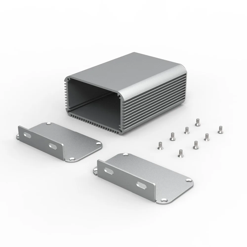 Флюоресцентный алюминиевый корпус 80*45*115 мм печатной платы|box electronic|box boxenclosure