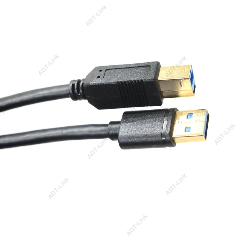 Позолоченный USB кабель USB для принтера type B папа-папа USB 3,0 кабель для Canon Epson hp ZJiang принтер этикеток DAC USB принтер