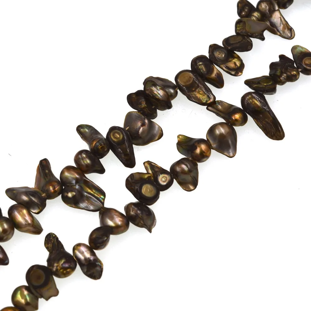 Бусины из жемчуга с боковыми отверстиями|pearl beads|drop beadsbead strands |
