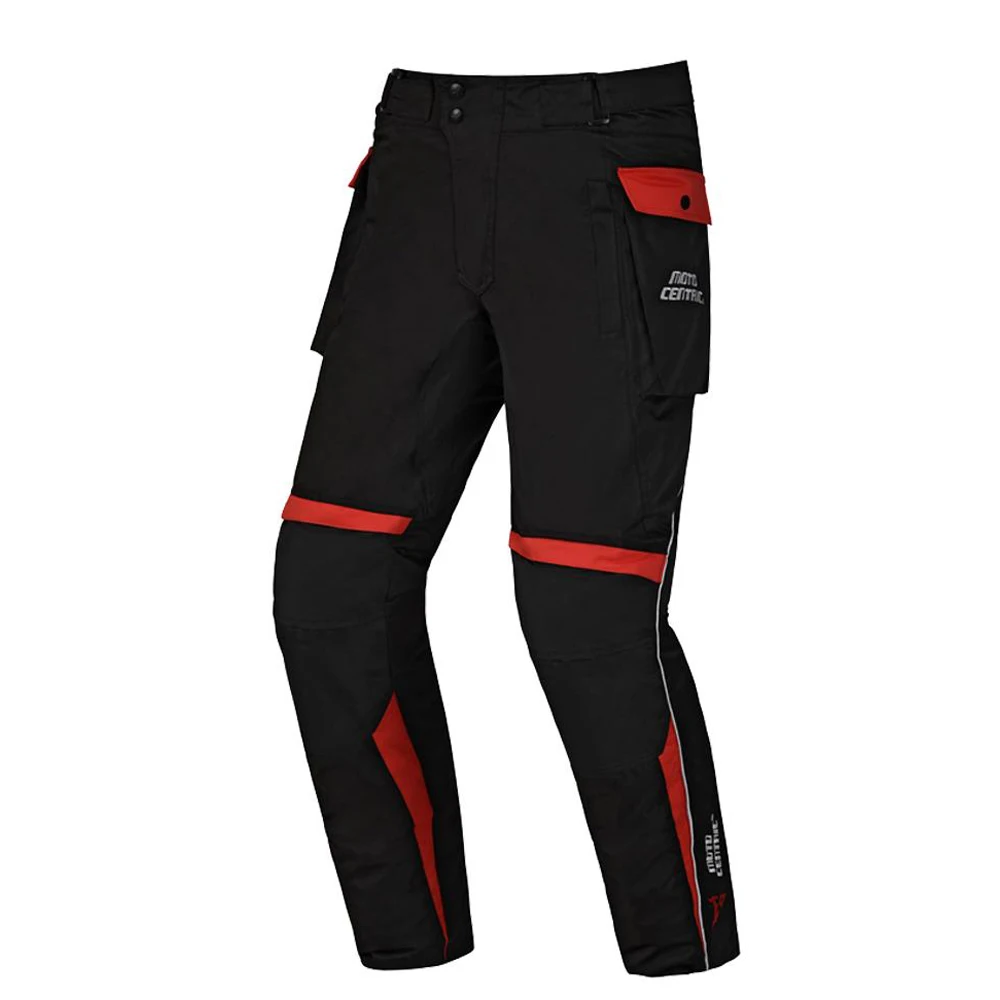 Мотоциклетные штаны, Мужские штаны для мотокросса, ветрозащитные водонепроницаемые мотоциклетные брюки, мотоциклетные штаны для мотокросса - Цвет: Red  Pants