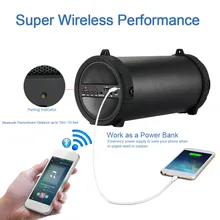 AKASO Multifu Wireless Deep Bass Bluetooth Speaker SK-03 10W Big Power HiFi Portable USB Stereo Subwoofer Speakers Sound Box