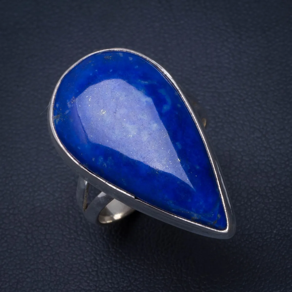 

Natural Lapis Lazuli Handmade Unique 925 Sterling Silver Ring 8.25 B1352