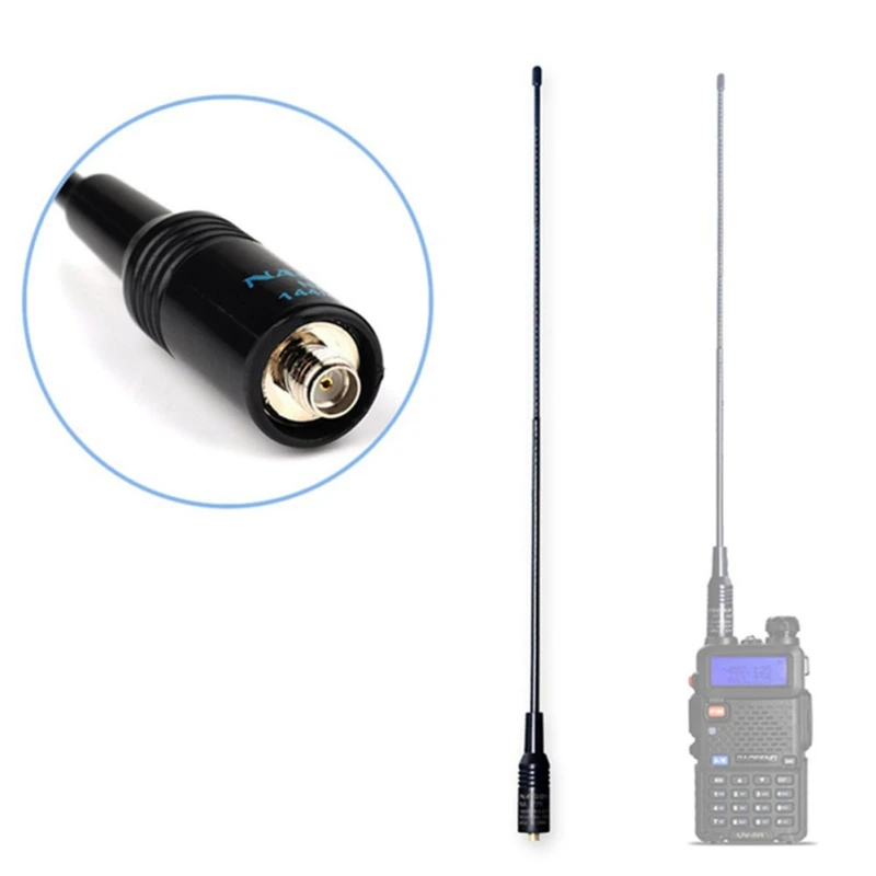 

Mobile Antenna Kit UHF VHF Dual Band Clip Mount Cable for Walkie-talkie