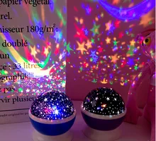 Stars Starry Sky LED Night Light Projector Moon Lamp Battery USB Kids Gifts Children Bedroom Lamp Projection Lamp