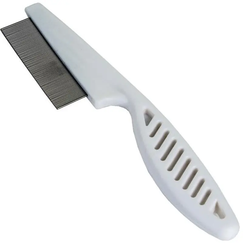 Metal Head Hair Lice Comb Fine Toothed Flea Flee Handle For Pets Dog metal-head-hair-lice-comb-fine-toothed-flea-flee-handle-for-pets-dog