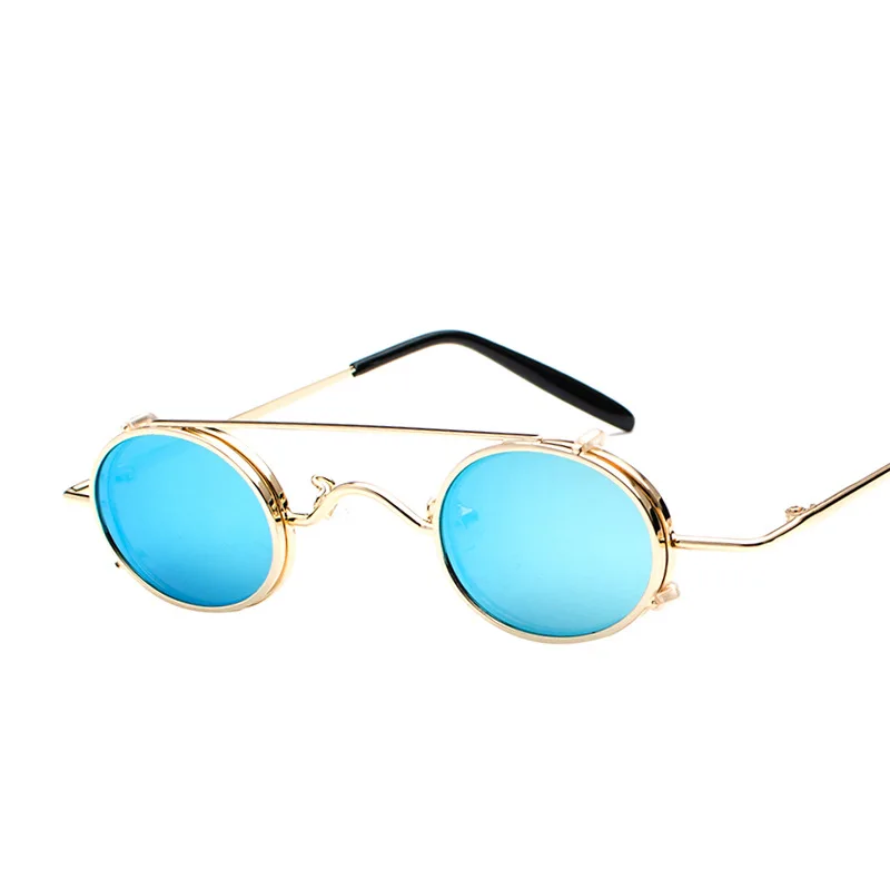 New punk wind font b sunglasses b font lightweight detachable dual use retro prince mirror street