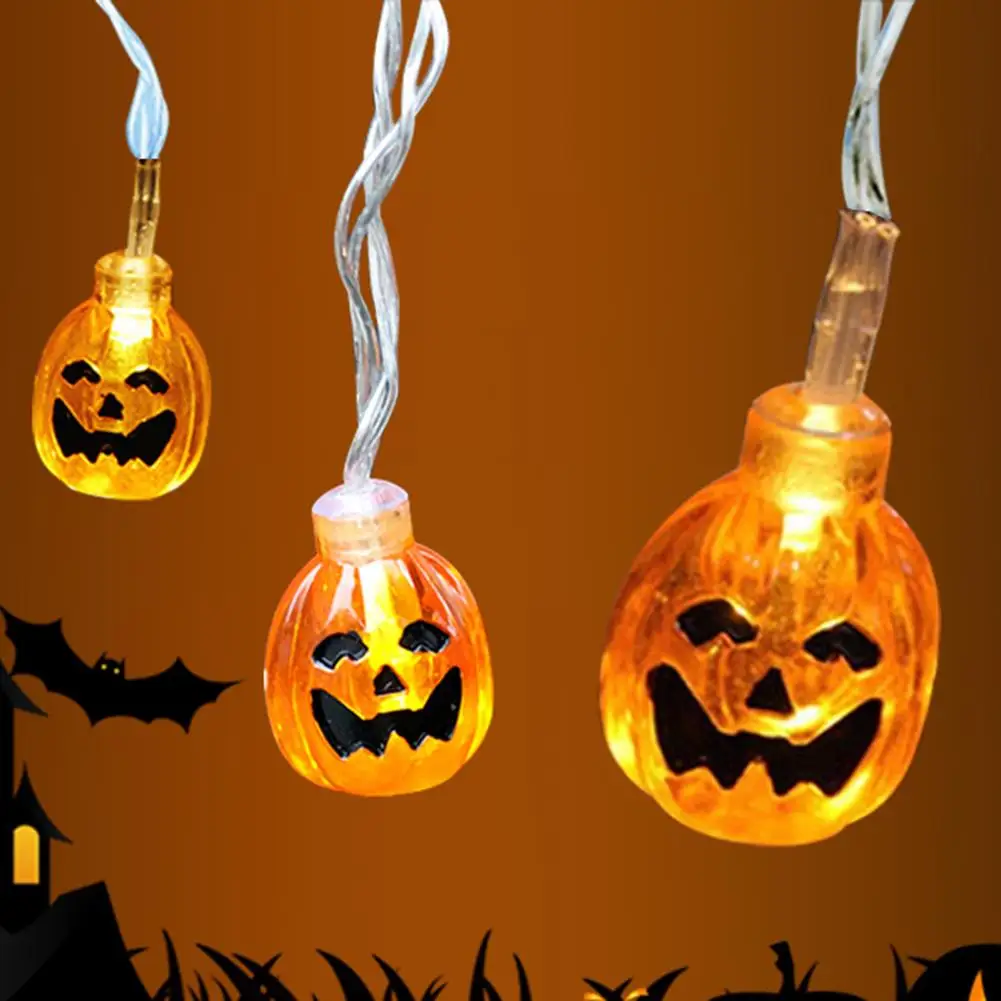 

5m 10 LEDs Hanging Pumpkin Skull Lights Lamp Garden Home Party Decor 2019