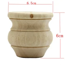 4 шт./лот 6,5x6 см твёрдый деревянный шкаф ножки стол диван ноги