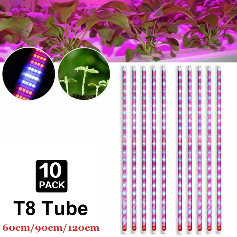 Фитолампа для выращивания растений 10 шт./лот 60 см 90 1 2 м|led grow light bar|grow barled |