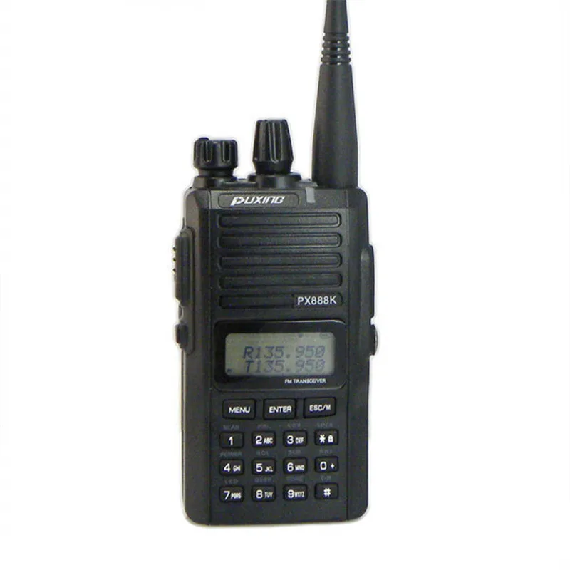 Новый РАДИОТЕЛЕФОНА Walkie Talkie “иди и PuXing 128CH 5W UHF + 4W VHF двухполосный двухстороннее