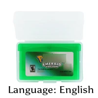 

32 Bit Video Game Cartridge Pokemonn Emerald Version Console Card US Version English Language Support Drop Shipping