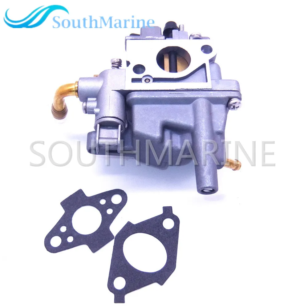 Лодочный двигатель 69M 14301 10 КАРБЮРАТОР Assy и E3645 A0 E3646 прокладки для 4 | Лодочный мотор -32955745019