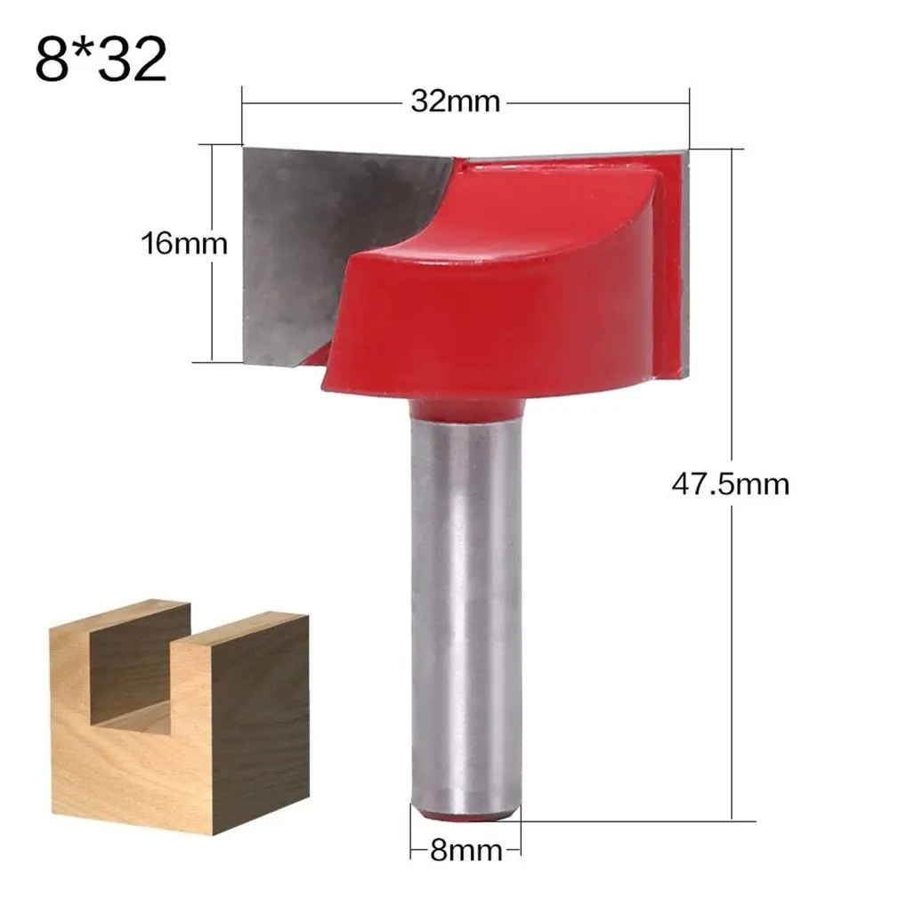 1 шт. 8 мм хвостовик очистки нижней гравировки маршрутизатор бит Деревообработка Карбид Фрезерный резак гравировка бит Концевая мельница для твердой древесины - Длина режущей кромки: F