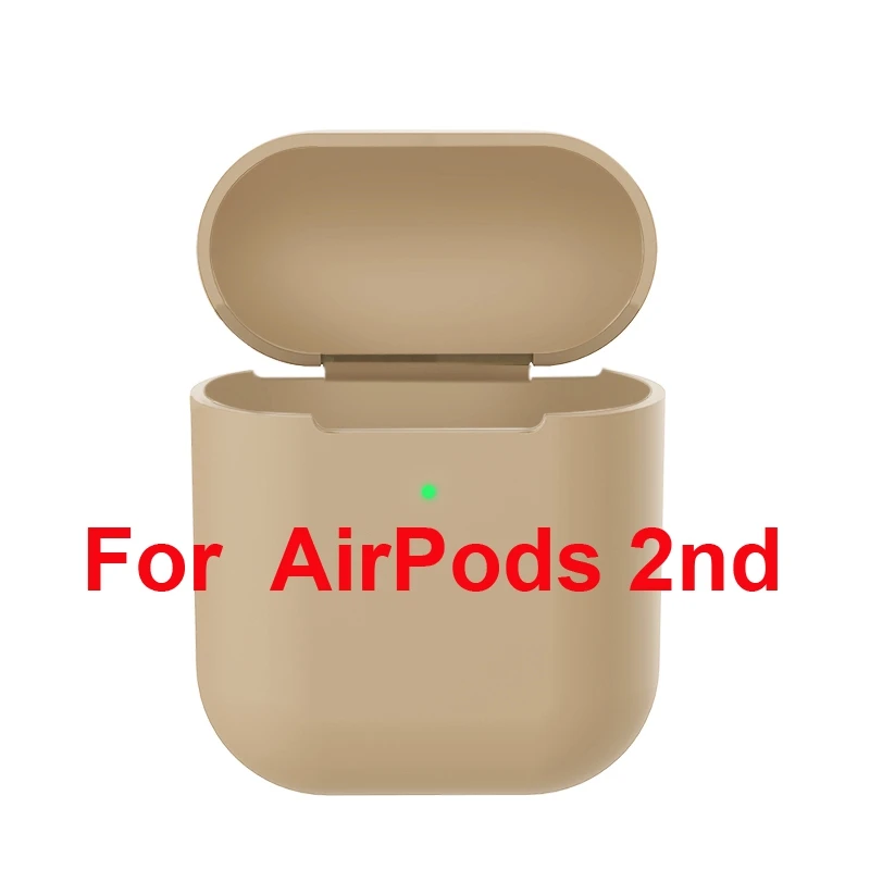 ТПУ силиконовый Bluetooth беспроводной чехол для наушников для AirPods 1 защитный чехол Аксессуары для Apple AirPods 2-й зарядной коробки - Цвет: 11