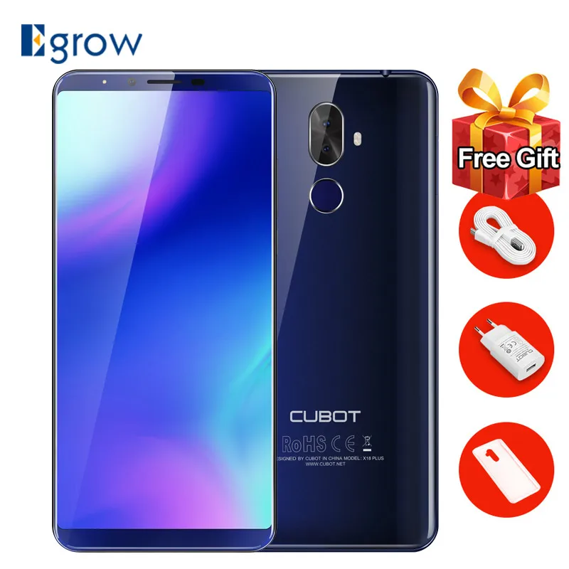 Cubot X18 Plus Android 8 0 18 9 FHD 4GB 64GB 5 99 Inch MT6750T Octa