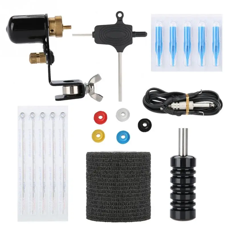 

Professional Tattoo Machine Motor Set Film Coils Frame Tatoo Motor Gun Kits Supply For Artists For Shader Supply Equipment