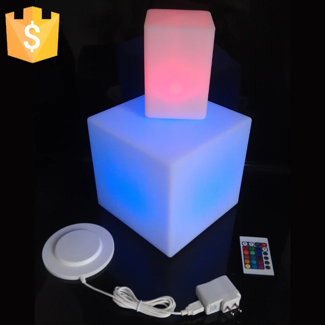 20mm Square LED Outdoor Light Cube mini cube light / square light cube / led glow cube Free shipping 12pcs/Lot