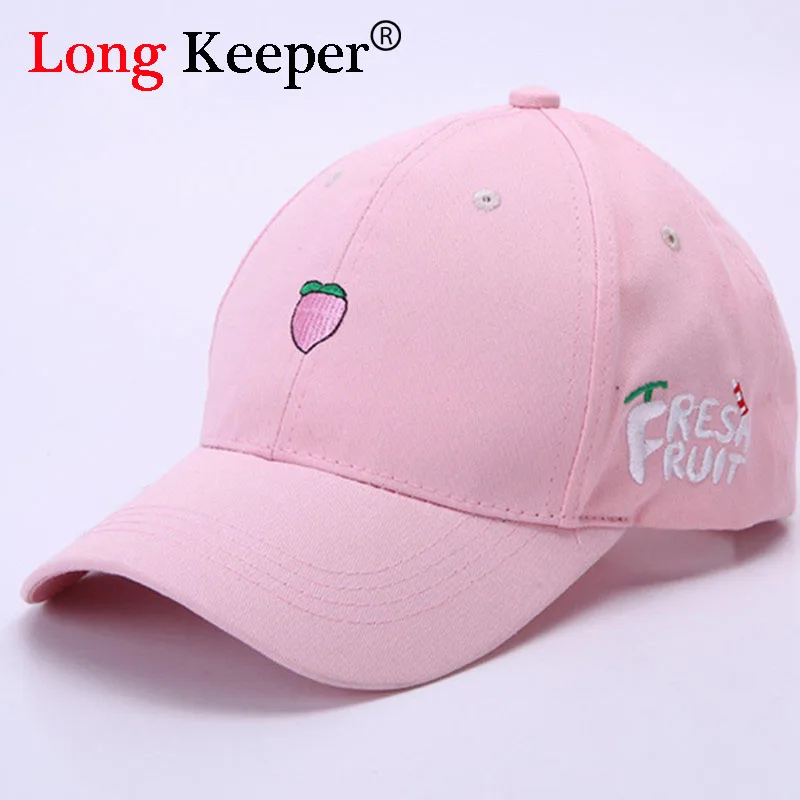 

Ladies' Cute Baseball Cap Spring Cotton Caps for Women Casual fruit fish Pattern Hat Fashion Snapback gorras beisbol B063