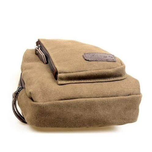 Mens Canvas Outdoor Travel Military Messenger Satchel (5)