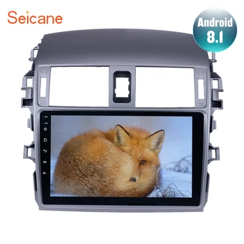 

Seicane 2DIN 9" Android 8.1 GPS Navigation Radio with FM WIFI For 2007 2008 2009 2010 Toyota OLD Corolla Bluetooth Music Stereo