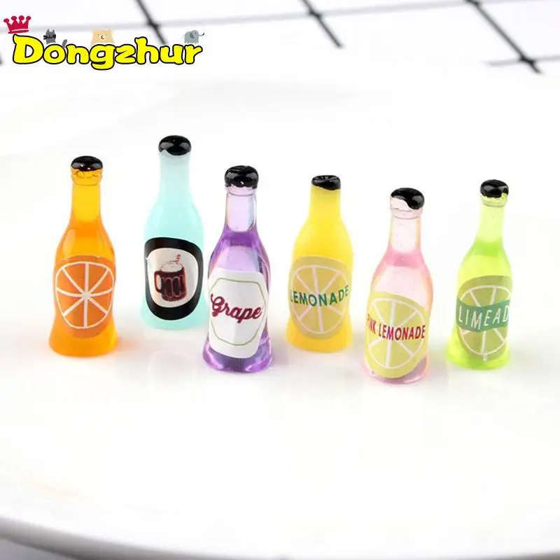 Мини Полимерная бутылка вина моделирование мебель модель игрушки для кукольного дома украшения 1/12 кукольный домик Миниатюрный аксессуар Бутылка Вина