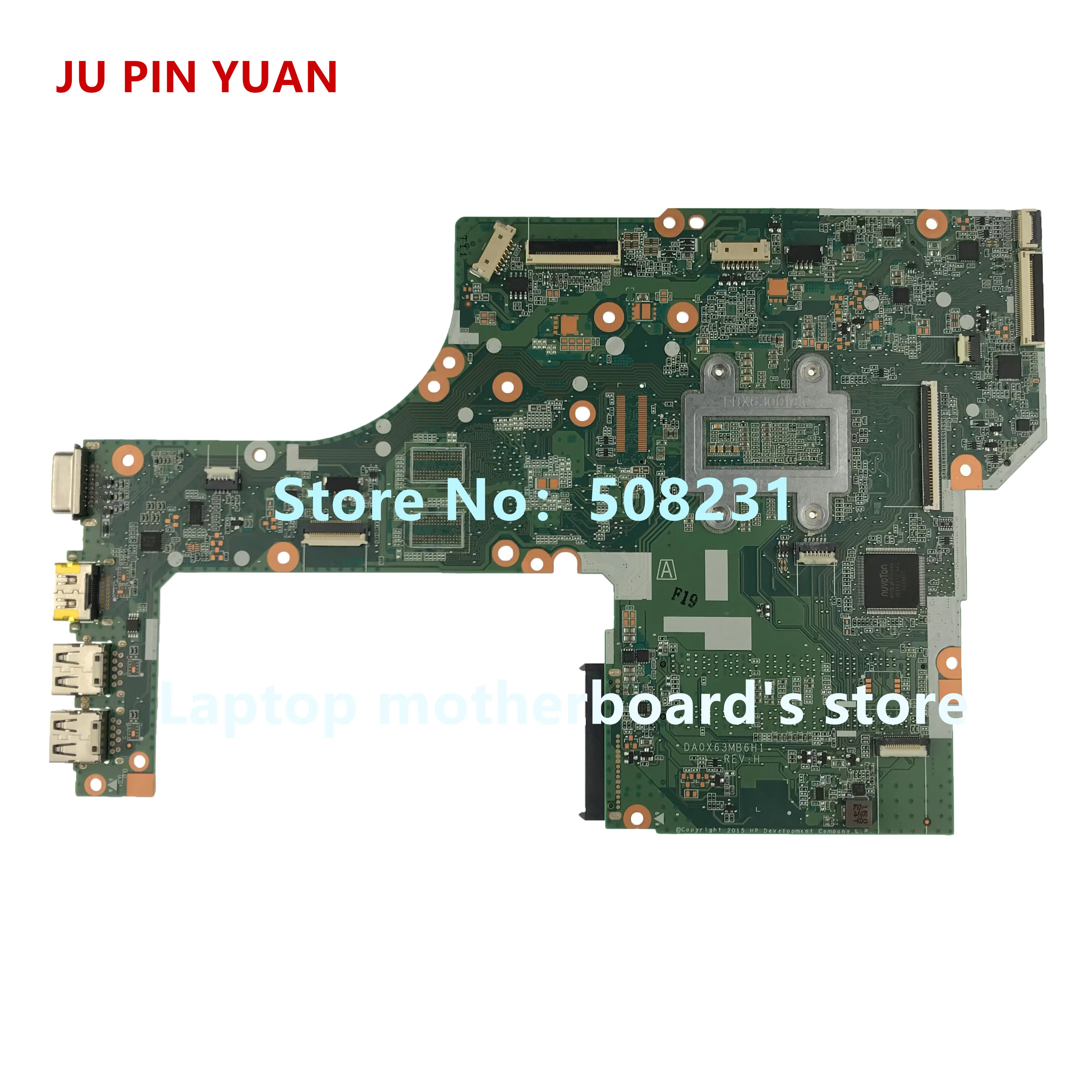 Ju pin yuan для ноутбука hp ProBook 430 G5 L01036-001 L01036-601 DA0X8BMB6F0 материнская плата для ноутбука I3-6006U полностью протестирована