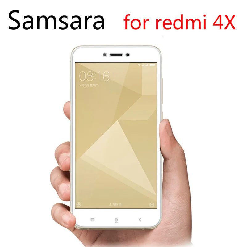 3D изогнутое полное покрытие закаленное стекло для xiaomi redmi 4X пленка стекло на xiaomi redmi 4X защитное стекло полное покрытие 9H 3d покрытие