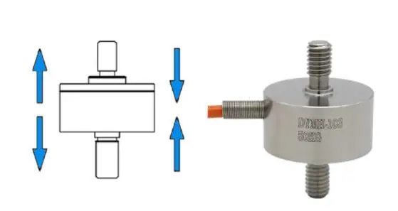 Китай(материк) Нержавеющая сталь миниатюрный растяжение и сжатие тензодатчик силы Сенсор 5кг 10кг 20кг DYMH-103