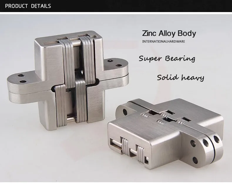 dobrável oculta invisível, hardware de móveis de cozinha, 7 tamanhos, 2pcs