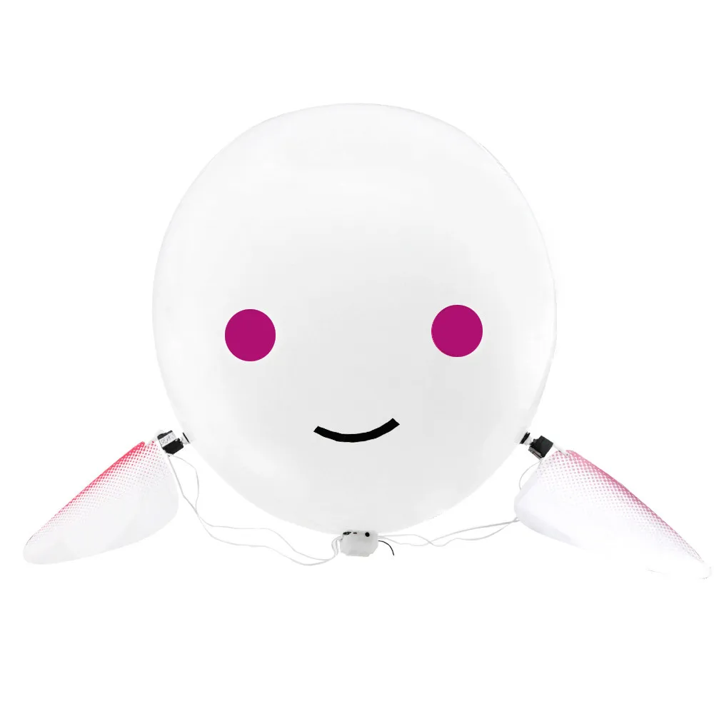 JJRC H80 Qbo Летающий радиоуправляемый робот 2,4G робот с дистанционным управлением игрушка безопасный Гелиевый шар роботы Oyuncak забавные взрослые игрушки для детей Подарки - Цвет: Белый