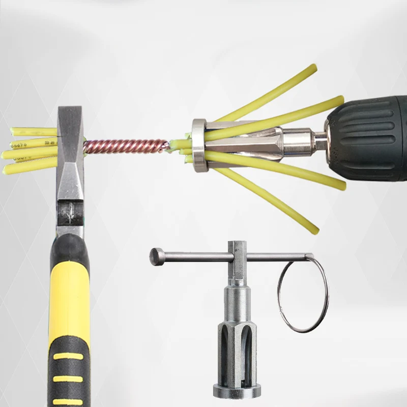 

Wire Stripping Tool Flashlight Dual-use Fast Switch Terminal Block with Keychain TB Sale