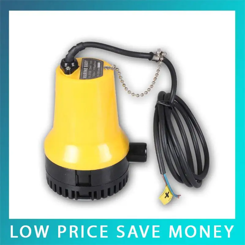 

12V Bilge Pump 3m3/h Small DC Submersible Water Pump For Garden irrigation Swimming Pool