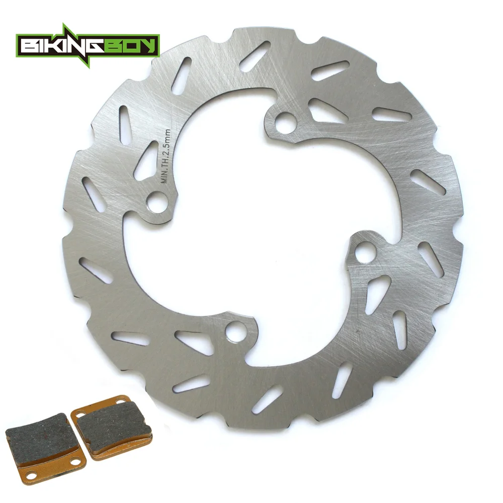 

BIKINGBOY MX Offroad Rear Brake Disc Disk Rotor Pads For Kawasaki KX65 KX 65 2000 2001 2002 2003 2004 2005 2006 2007 2008 2009