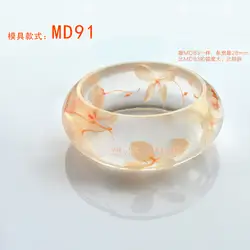 Цветок приглашение браслет Mold_MD91_Handmade Mold_Transparent Круглый браслет силиконовый форма для смолы настоящий цветок DIY Плесень