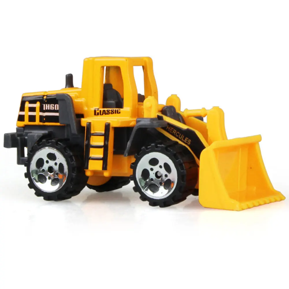 

1:64 Medium Size Imitation Inertia Multi-type Engineering Vehicles Kids Excavator Model Car Toys for boy
