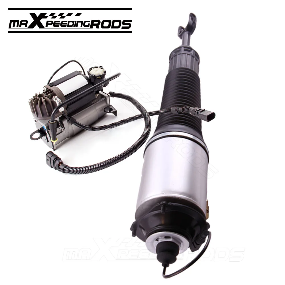 For Audi A8 D3 4E Quattro S8 Front Left Strut Air Suspension and Air