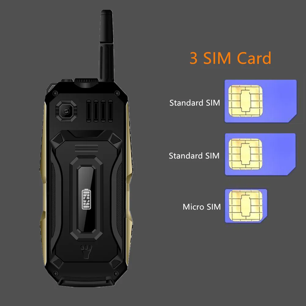 SERVO P20 2 4 "четырехдиапазонный 3 sim карты мобильного телефона GPRS ТВ изменение