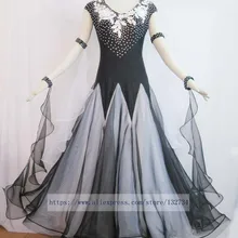 Современный Вальс Танго Костюмы для бальных танцев платье для танцев, гладкой Костюмы для бальных танцев платье, Стандартный Костюмы для бальных танцев платье Обувь для девочек b-0028