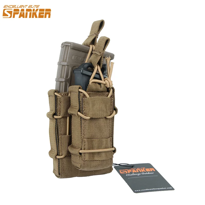 

EXCELLENT ELITE SPANKER Hunting Nylon M4+Pistol Magazine Pouch Tactics Combat Training Accessories Outdoor Military Equipment