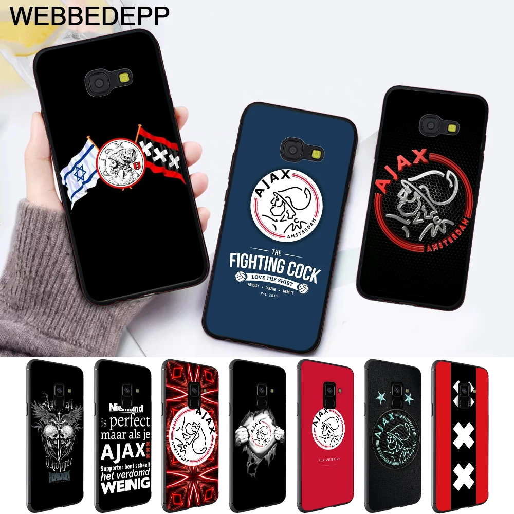 Силиконовый чехол Ajax Team для Samsung A3 A5 A10S A20S A30S A50S A6 Plus 2018 A7 A8 A9 A10 A30 A40 A50 A70 J6|Бамперы| |