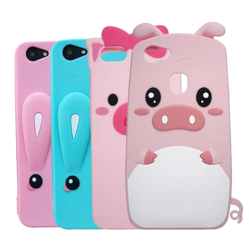 Fashion 3D Cartoon Silicone Phone Case For OPPO F5 A73 cover A79 Shell Capa Fundas Cute pig |
